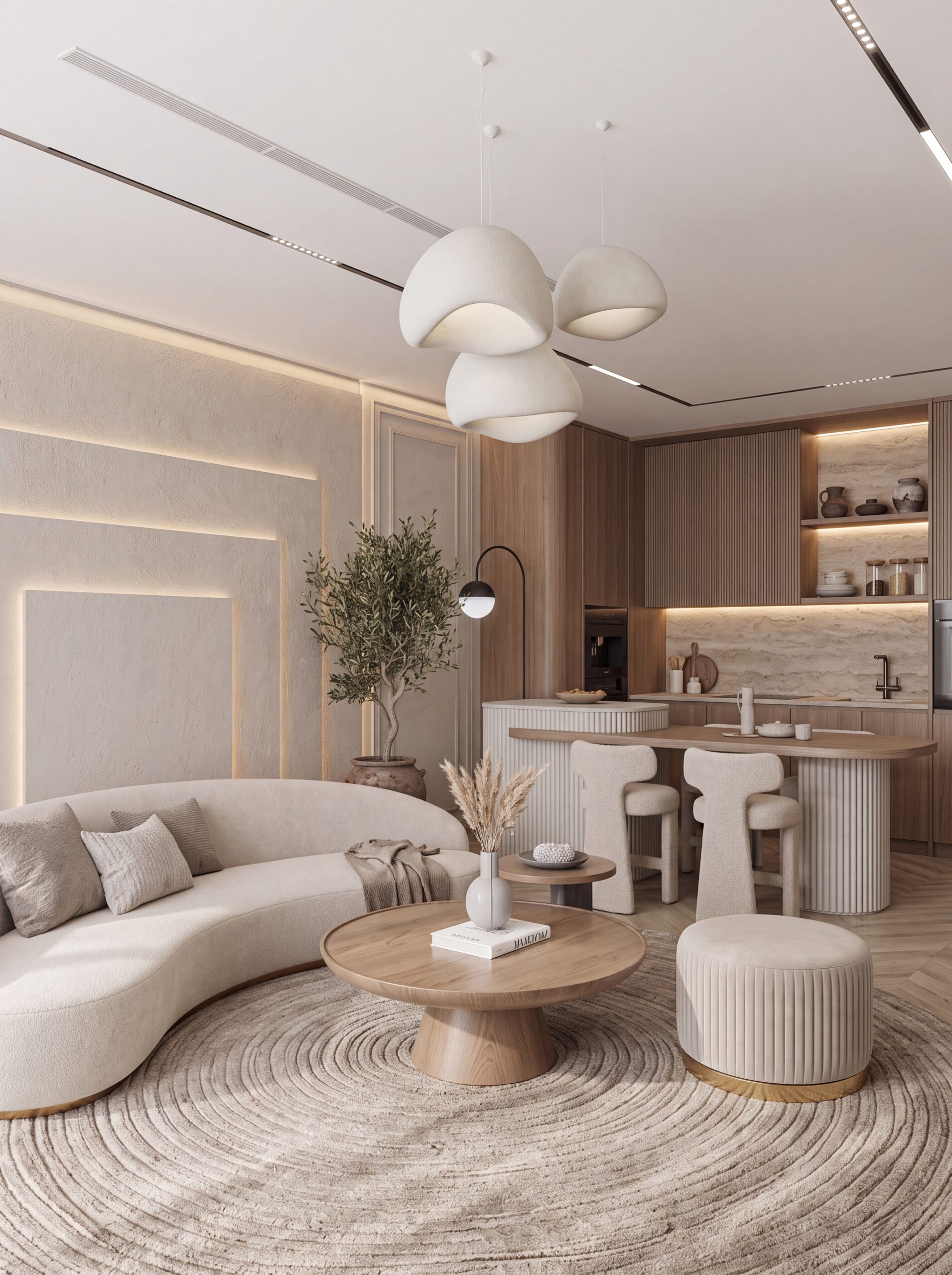living room connect kitchen cozy 202607012215